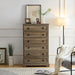Modern 6-Drawer Bedroom Dresser