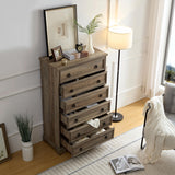 Modern 6-Drawer Bedroom Dresser