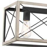 Modern 7-light Linear Rectangle Chandelier - 48