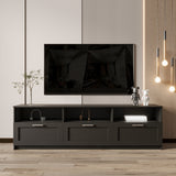 Modern 70.87" TV Cabinet TV Console Table with 3 Storage Drawers, Entertainment Center TV Stand for Living Room