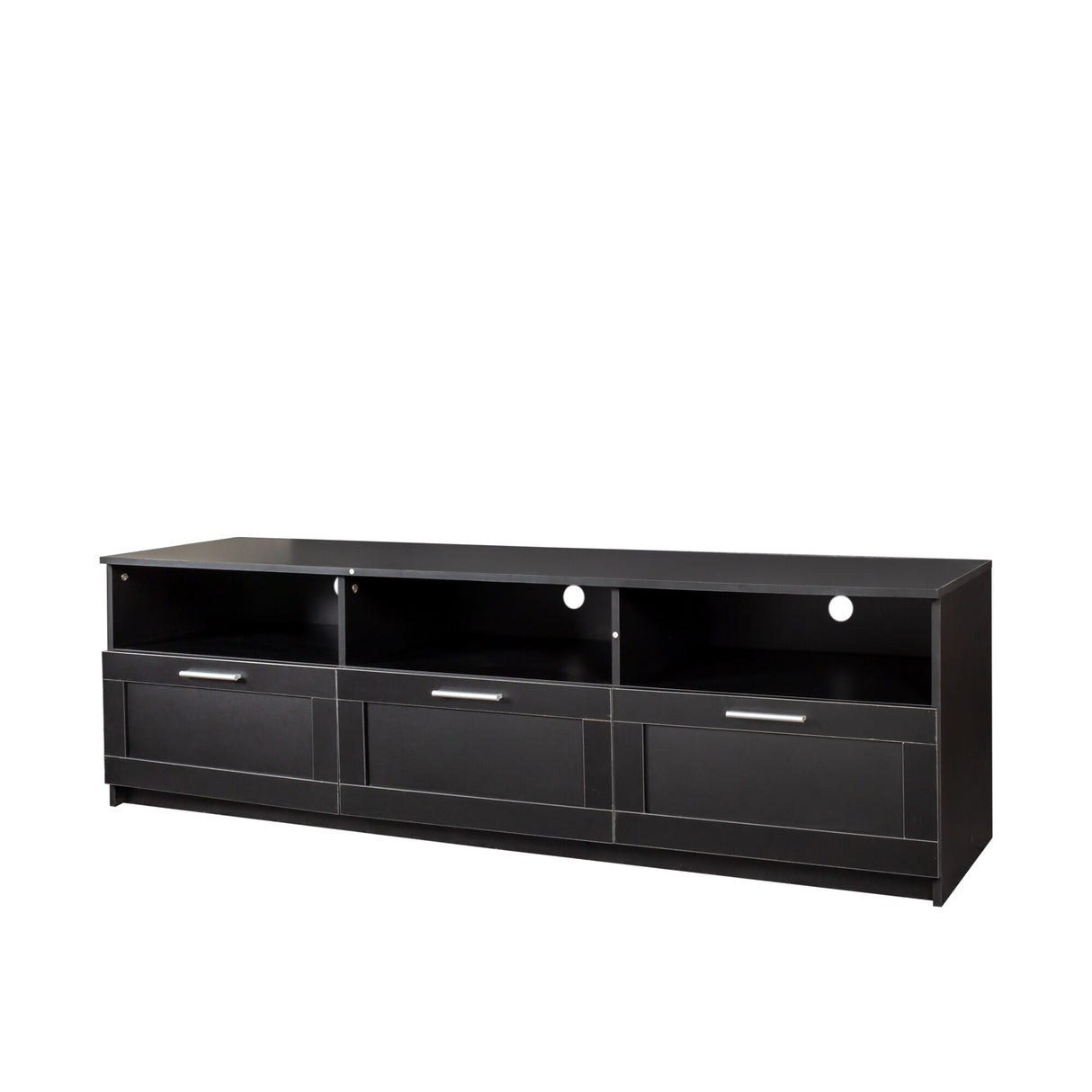 Modern 70.87" TV Cabinet TV Console Table with 3 Storage Drawers, Entertainment Center TV Stand for Living Room