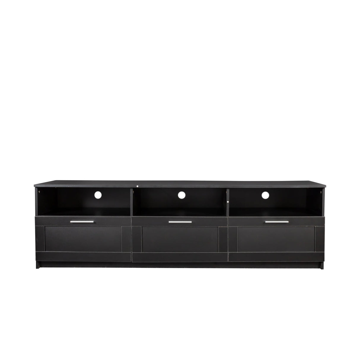 Modern 70.87" TV Cabinet TV Console Table with 3 Storage Drawers, Entertainment Center TV Stand for Living Room