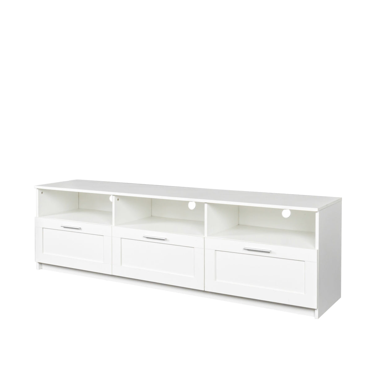 Modern 70.87" TV Cabinet TV Console Table with 3 Storage Drawers, Entertainment Center TV Stand for Living Room