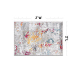 Modern Abstract Reflections Area Rug