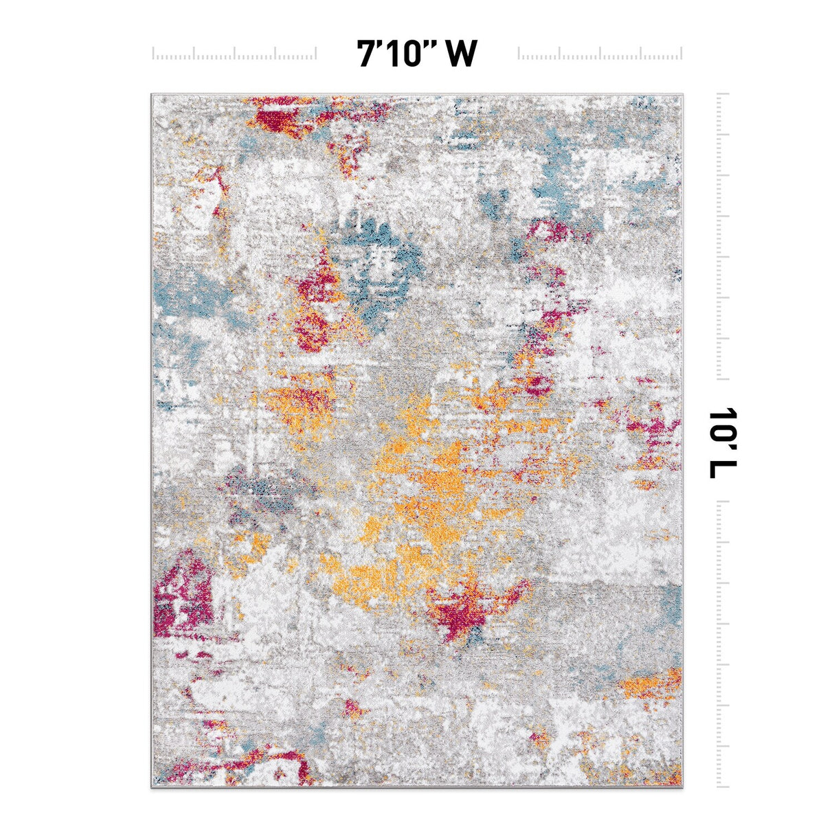 Modern Abstract Reflections Area Rug