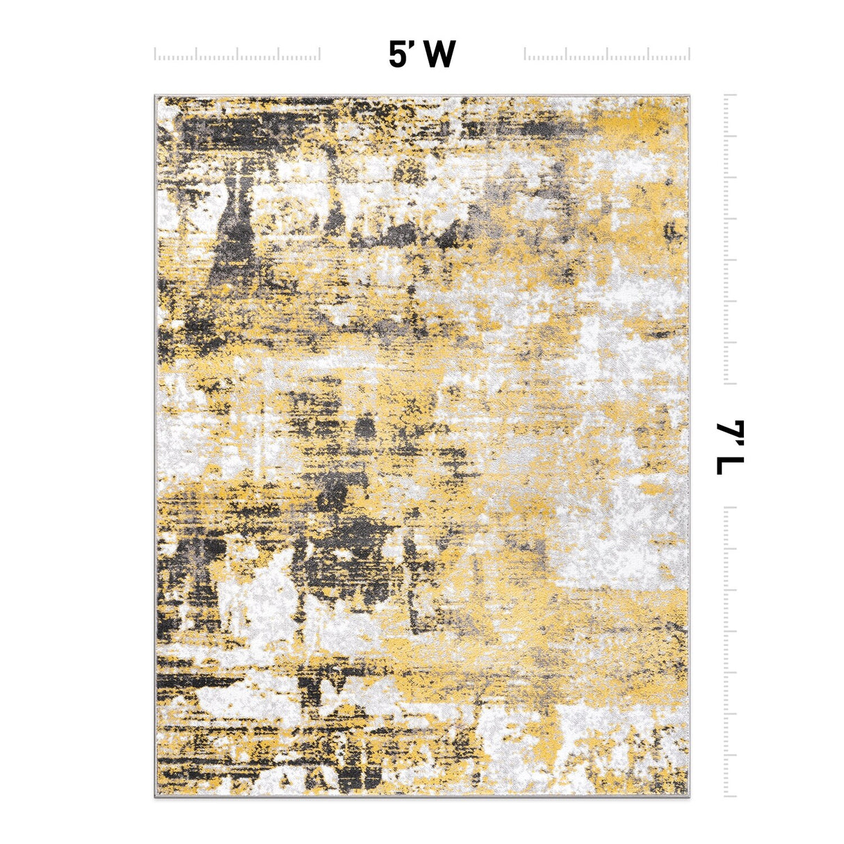 Modern Abstract Reflections Area Rug