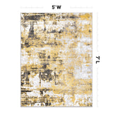 Modern Abstract Reflections Area Rug