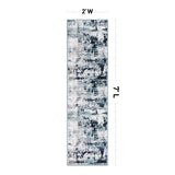 Modern Abstract Reflections Area Rug