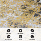 Modern Abstract Reflections Area Rug