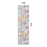 Modern Abstract Reflections Area Rug