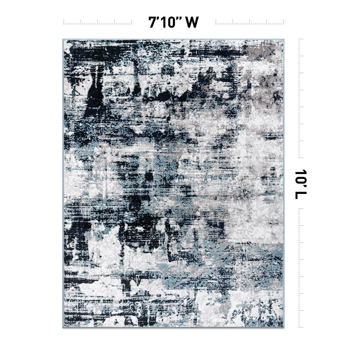 Modern Abstract Reflections Area Rug