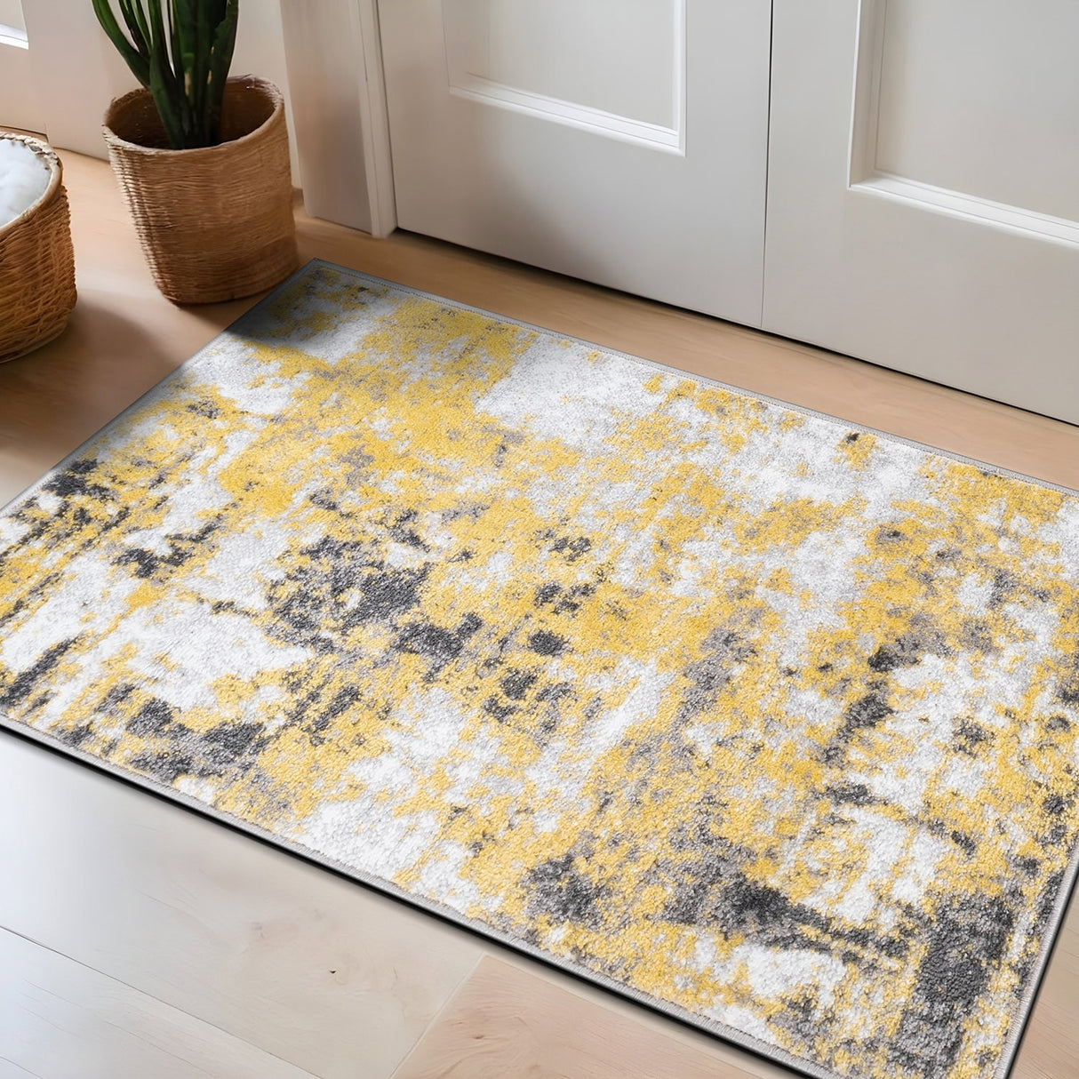 Modern Abstract Reflections Area Rug