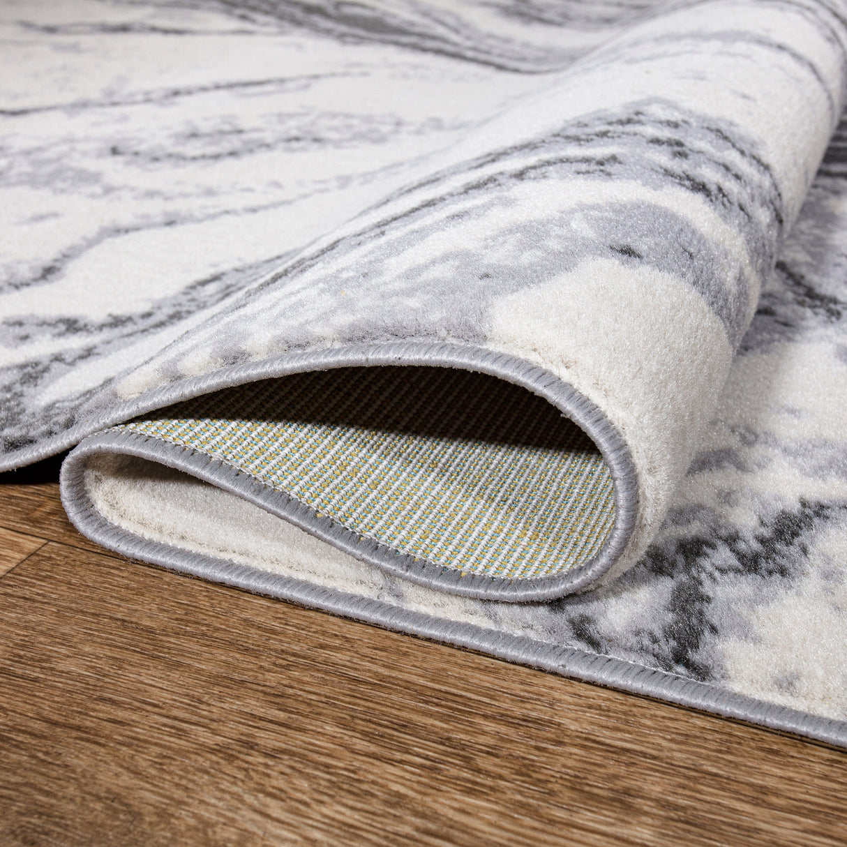 World Rug Gallery Modern Abstract Swirl Area Rug
