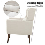 Modern Accent Chair Comfy Reading Chair Lounge Armchair
