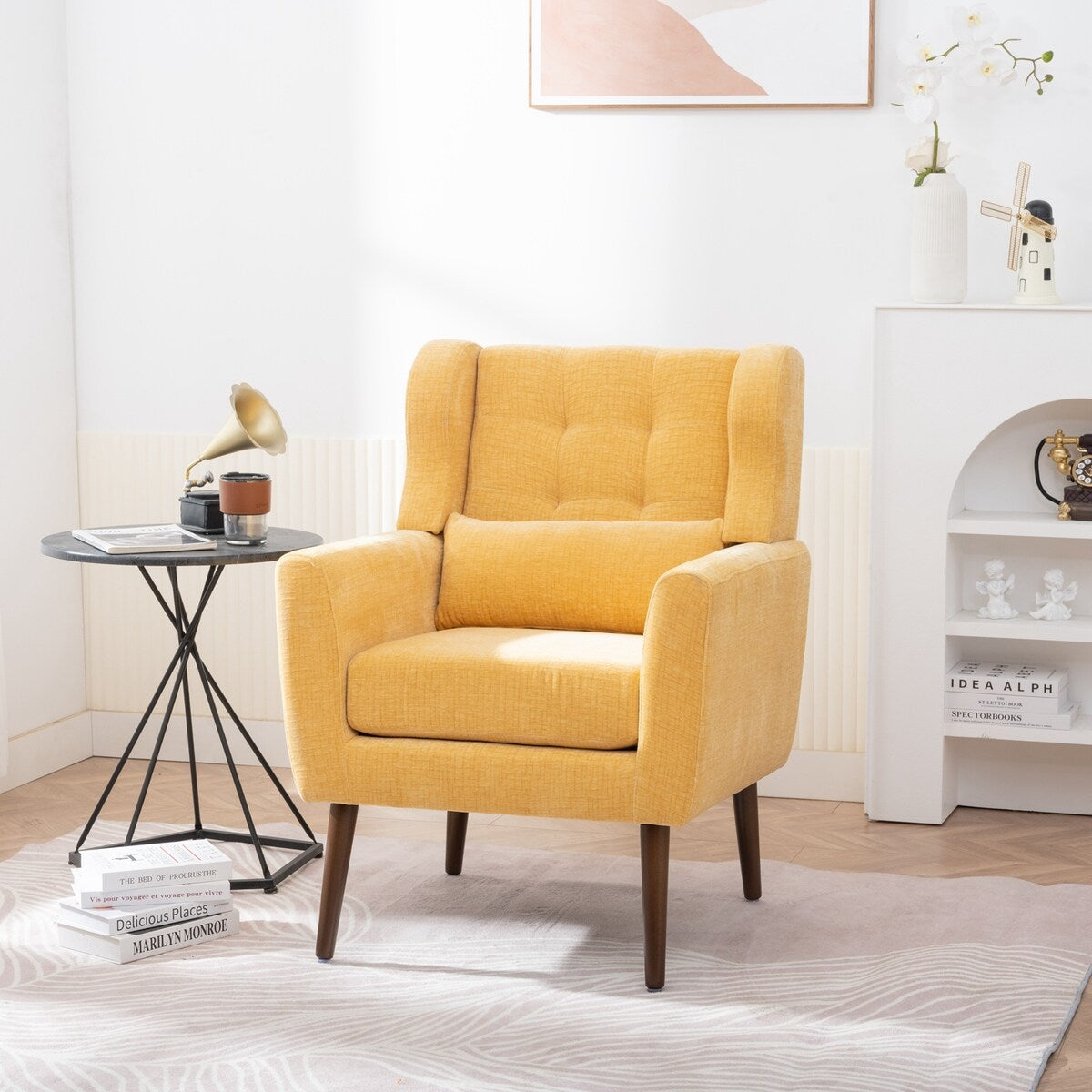 Modern Accent Chair Comfy Reading Chair Lounge Armchair