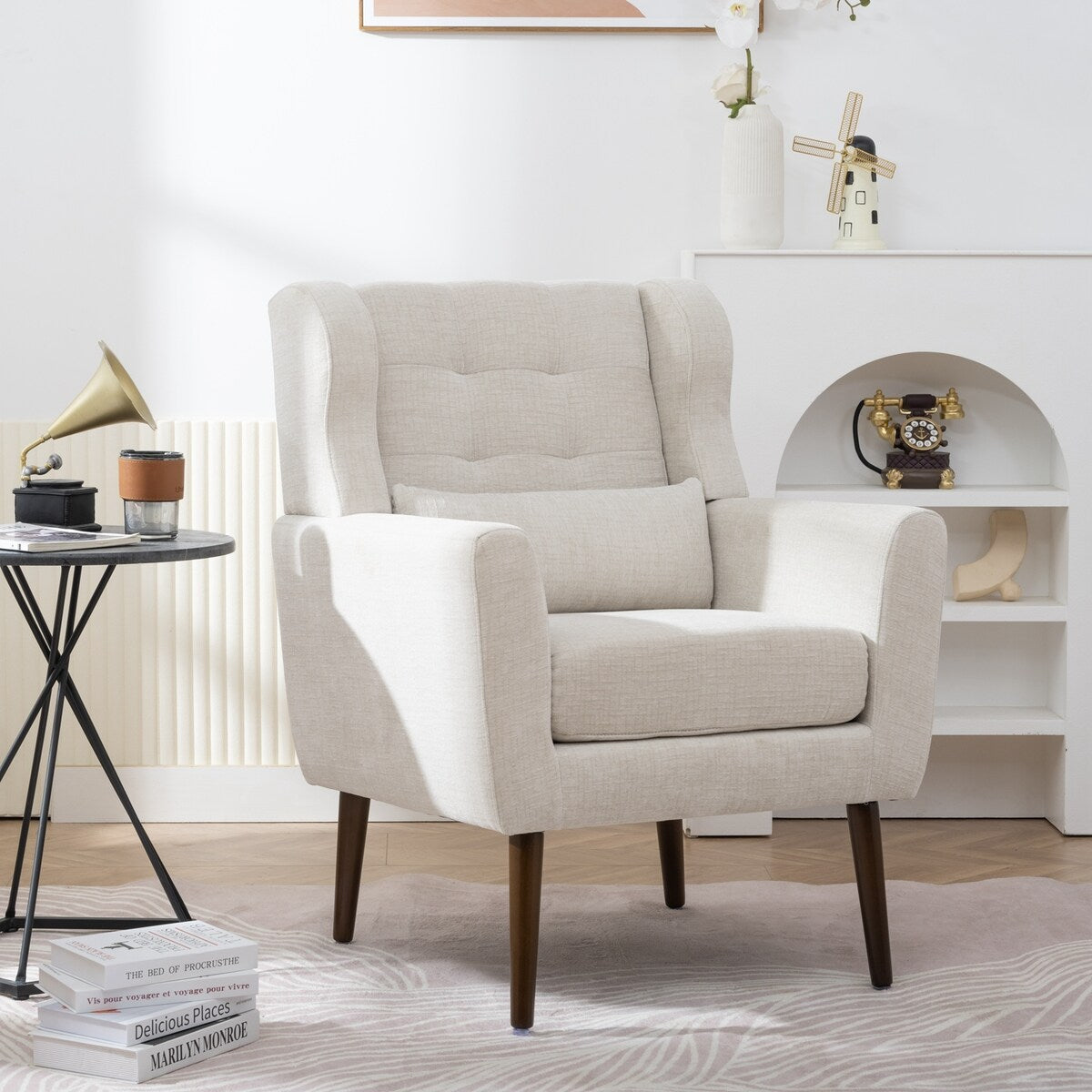 Modern Accent Chair Comfy Reading Chair Lounge Armchair