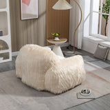 Modern Accent Chair Lazy Sofa Bean Bag Chair Bedroom Chair With High Density Foam Padded,Multi-scene Use
