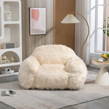 Modern Accent Chair Lazy Sofa Bean Bag Chair Bedroom Chair With High Density Foam Padded,Multi-scene Use