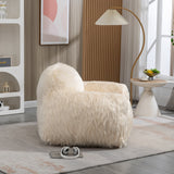 Modern Accent Chair Lazy Sofa Bean Bag Chair Bedroom Chair With High Density Foam Padded,Multi-scene Use