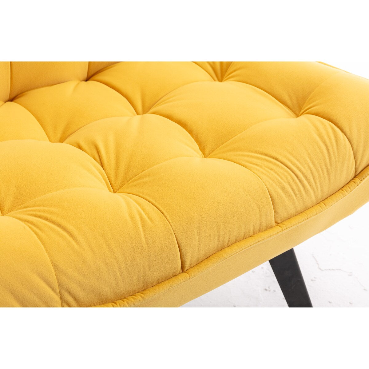 Modern Accent Chair Leisure Chair With Ottoman Black Legs