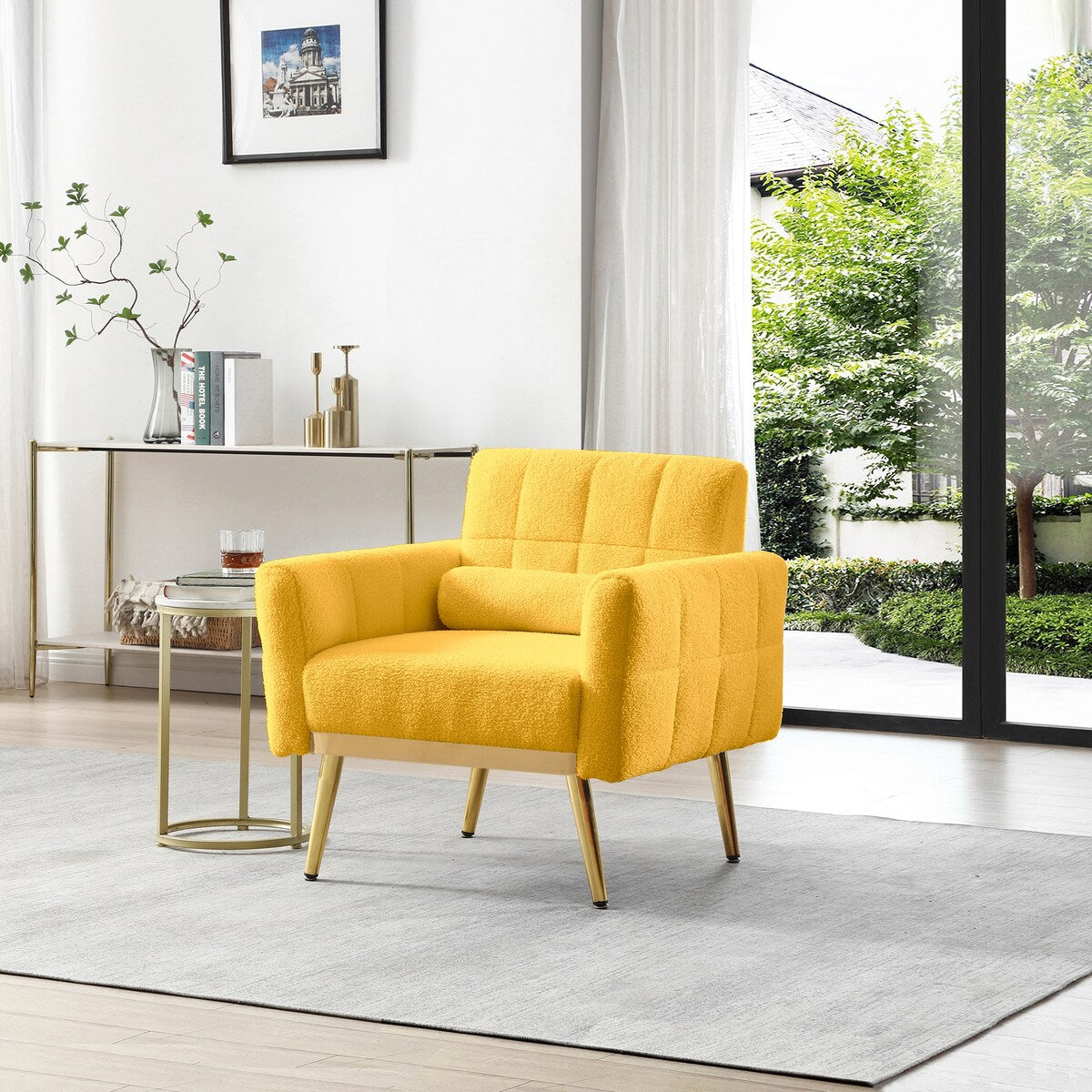Modern Accent Chair Upholstered Reading Sofa chair Overstock