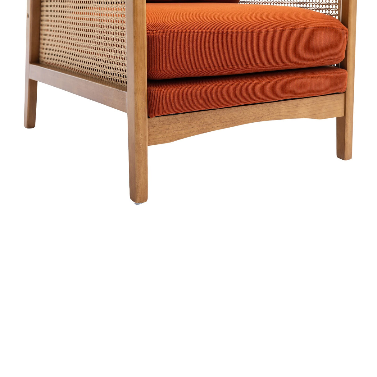 Modern Accent Chair Wood Frame Armchair