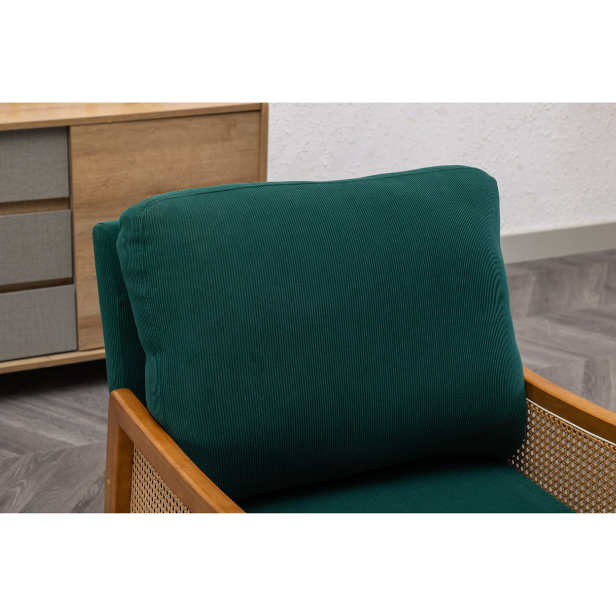 Modern Accent Chair Wood Frame Armchair