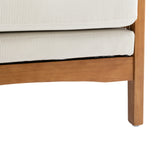 Modern Accent Chair Wood Frame Armchair