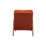 Modern Accent Chair Wood Frame Armchair