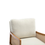 Modern Accent Chair Wood Frame Armchair