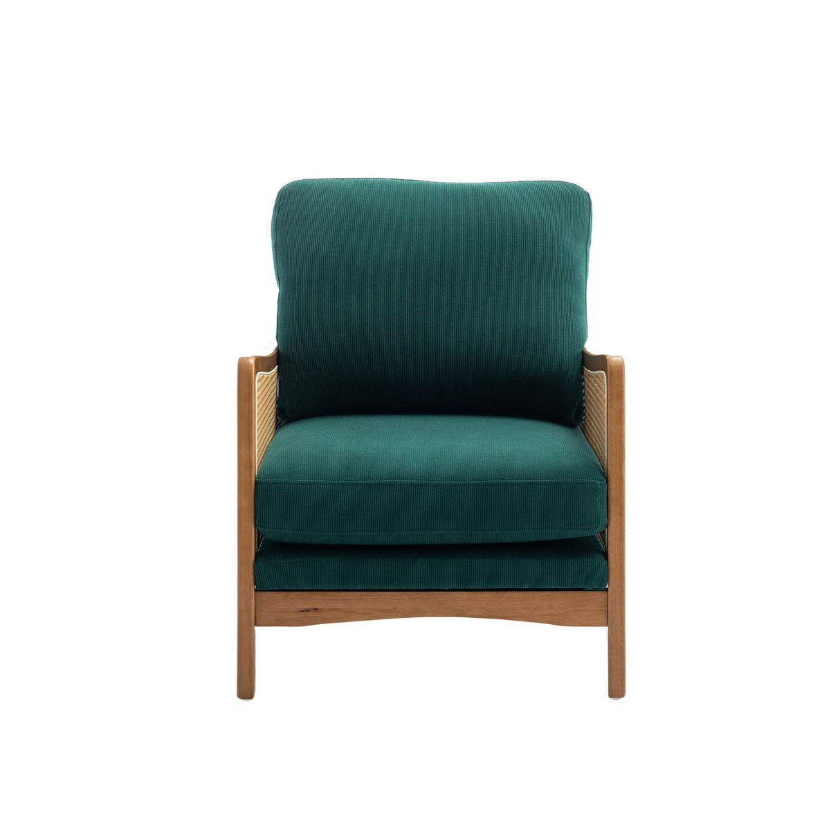 Modern Accent Chair Wood Frame Armchair