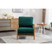 Modern Accent Chair Wood Frame Armchair