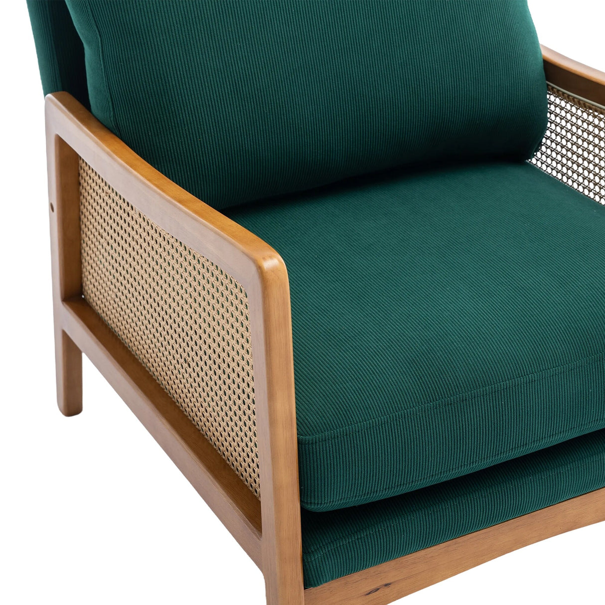 Modern Accent Chair Wood Frame Armchair