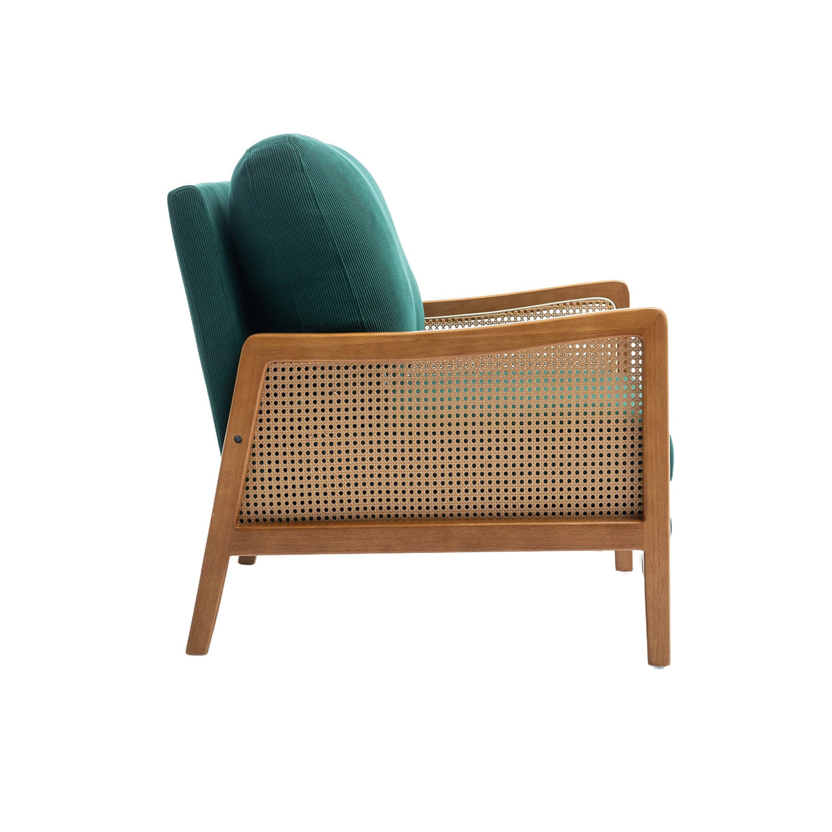 Modern Accent Chair Wood Frame Armchair