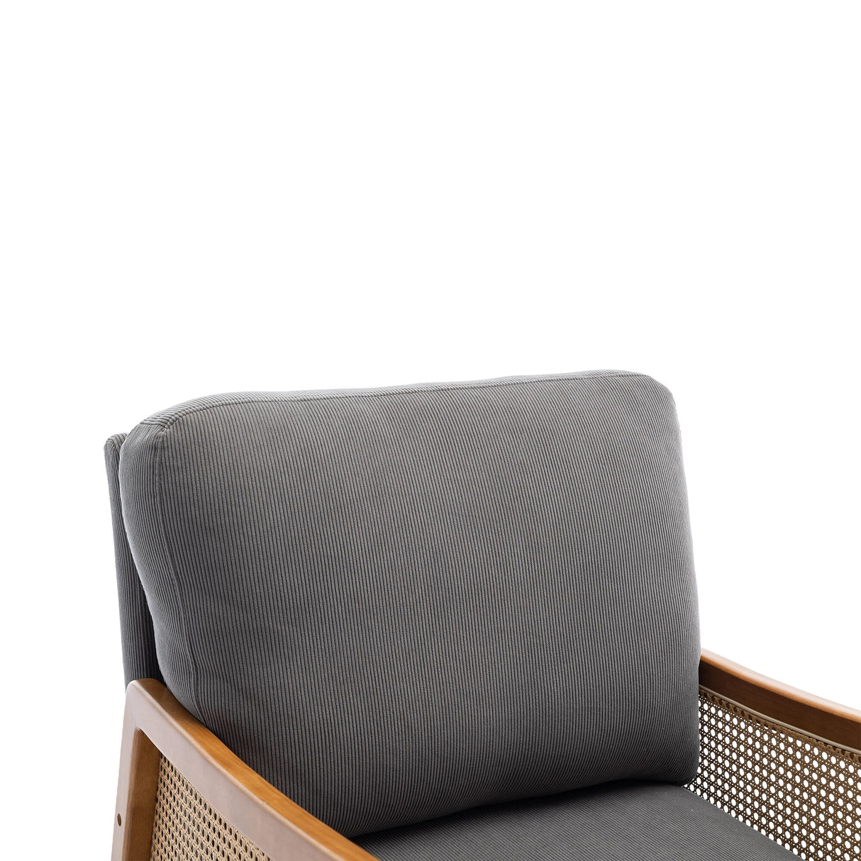 Modern Accent Chair Wood Frame Armchair