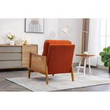 Modern Accent Chair Wood Frame Armchair