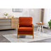 Modern Accent Chair Wood Frame Armchair
