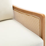 Modern Accent Chair Wood Frame Armchair