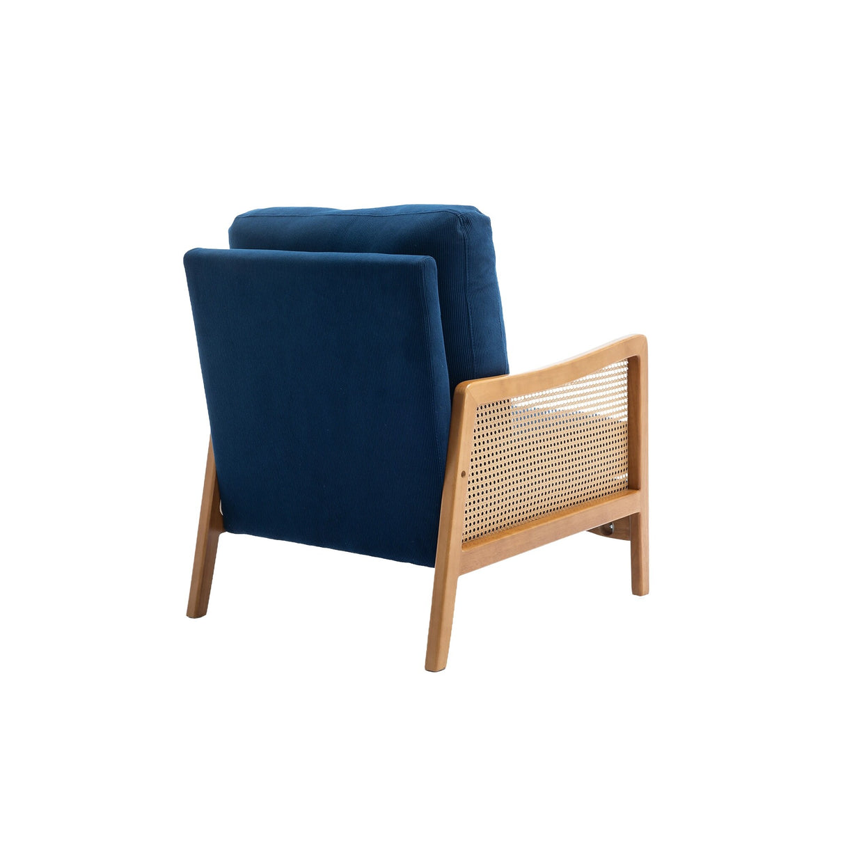 Modern Accent Chair Wood Frame Armchair