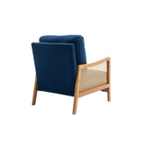 Modern Accent Chair Wood Frame Armchair