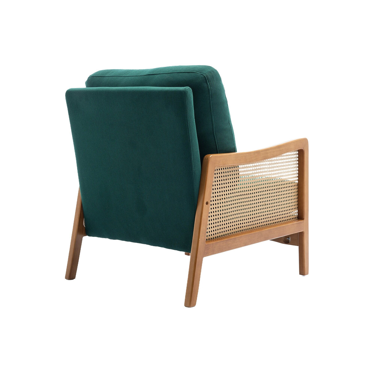 Modern Accent Chair Wood Frame Armchair