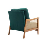 Modern Accent Chair Wood Frame Armchair