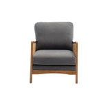 Modern Accent Chair Wood Frame Armchair