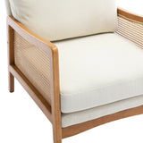 Modern Accent Chair Wood Frame Armchair
