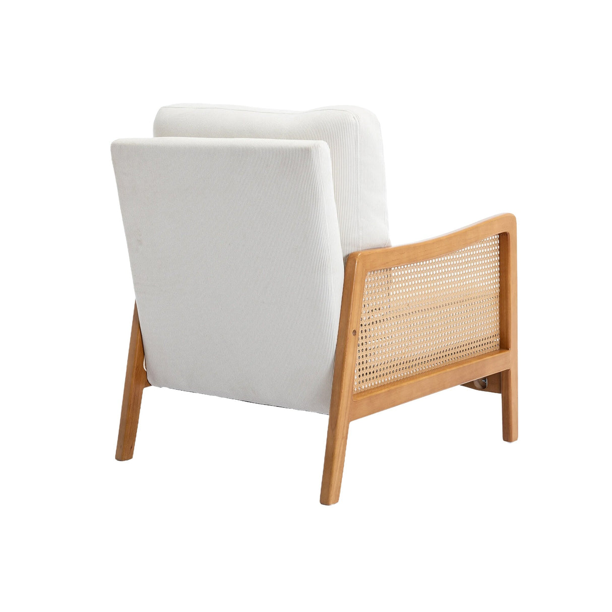 Modern Accent Chair Wood Frame Armchair