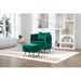 Modern Accent Chair with Storage Ottoman, Velvet Tufted Barrel Arm Chair, Single Sofa, Lounge Reading Chair, Accent Chair