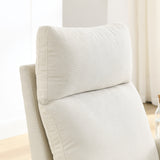 Modern Accent High Backrest Living Room Lounge Arm Rocking Chair