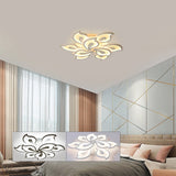 Modern Acrylic Ceiling Light Loft Chandelier Living Room LED Fixtures - 35.43"