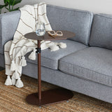 Modern Adjustable C-Shaped End Table - 20.0"L x 11.0"W x 32.0"H