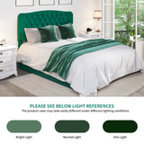 Modern Adjustable Tufted Upholstered Headboard